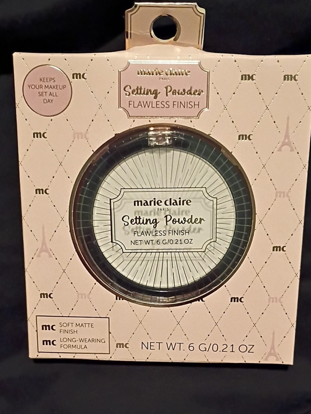 Marie Claire Paris Setting Powder - Pink | Flawless Finish (Talc Free)